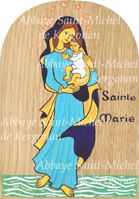 Sainte Marie Couronnee D Etoiles Abbaye Saint Michel De Kergonan